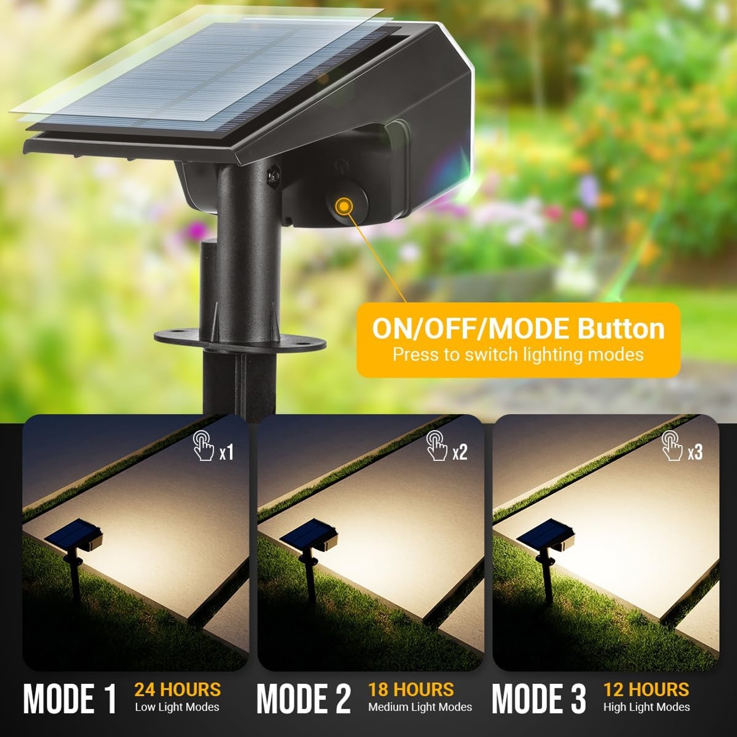 SyncGlow 63-LED Solar Spot Lights 6 Pack: image 3