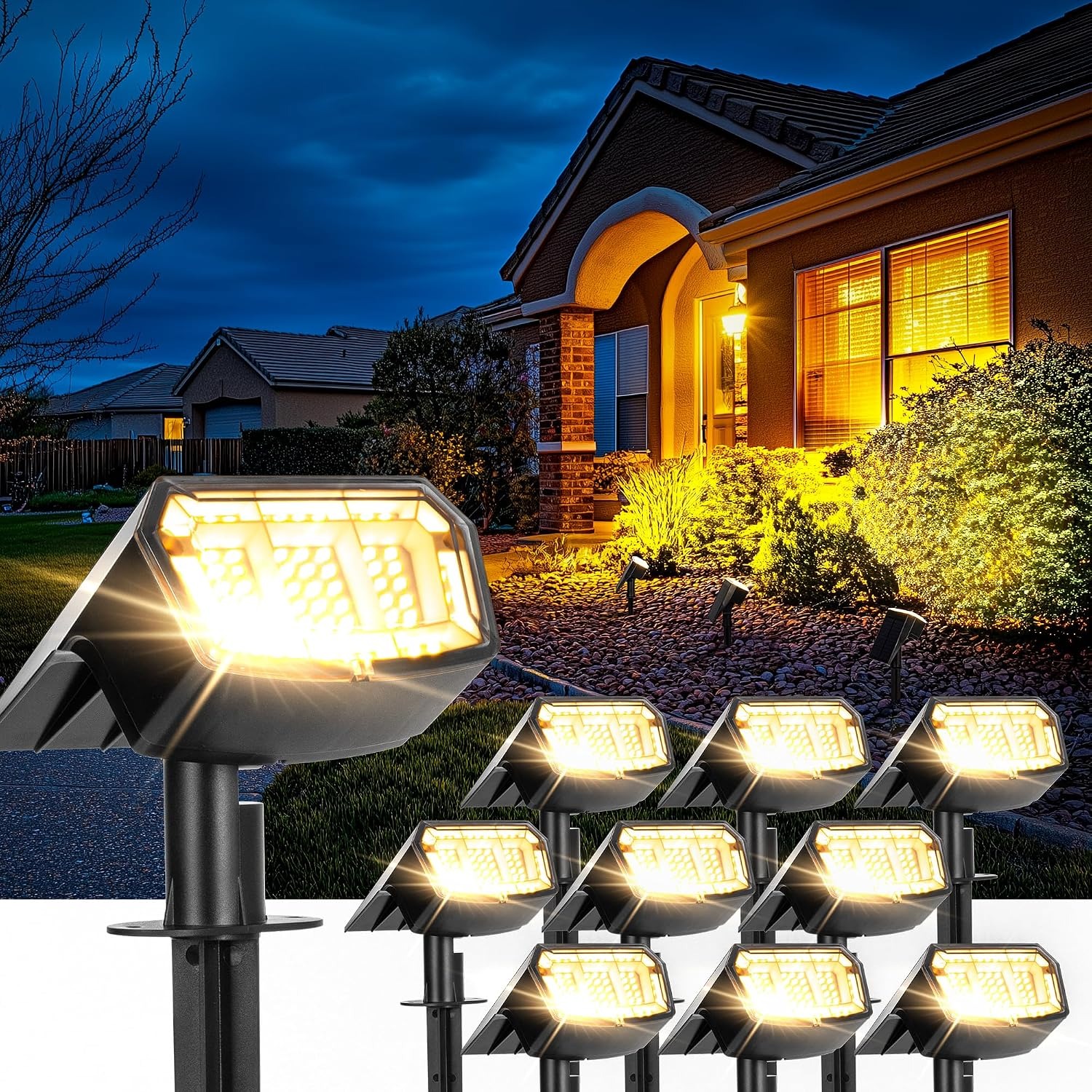 SyncGlow 63-LED Solar Spot Lights 6 Pack: image 10