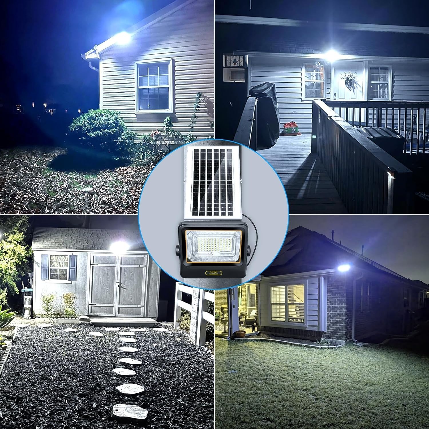 BOSITE Solar Flood Light with Remote: image 8