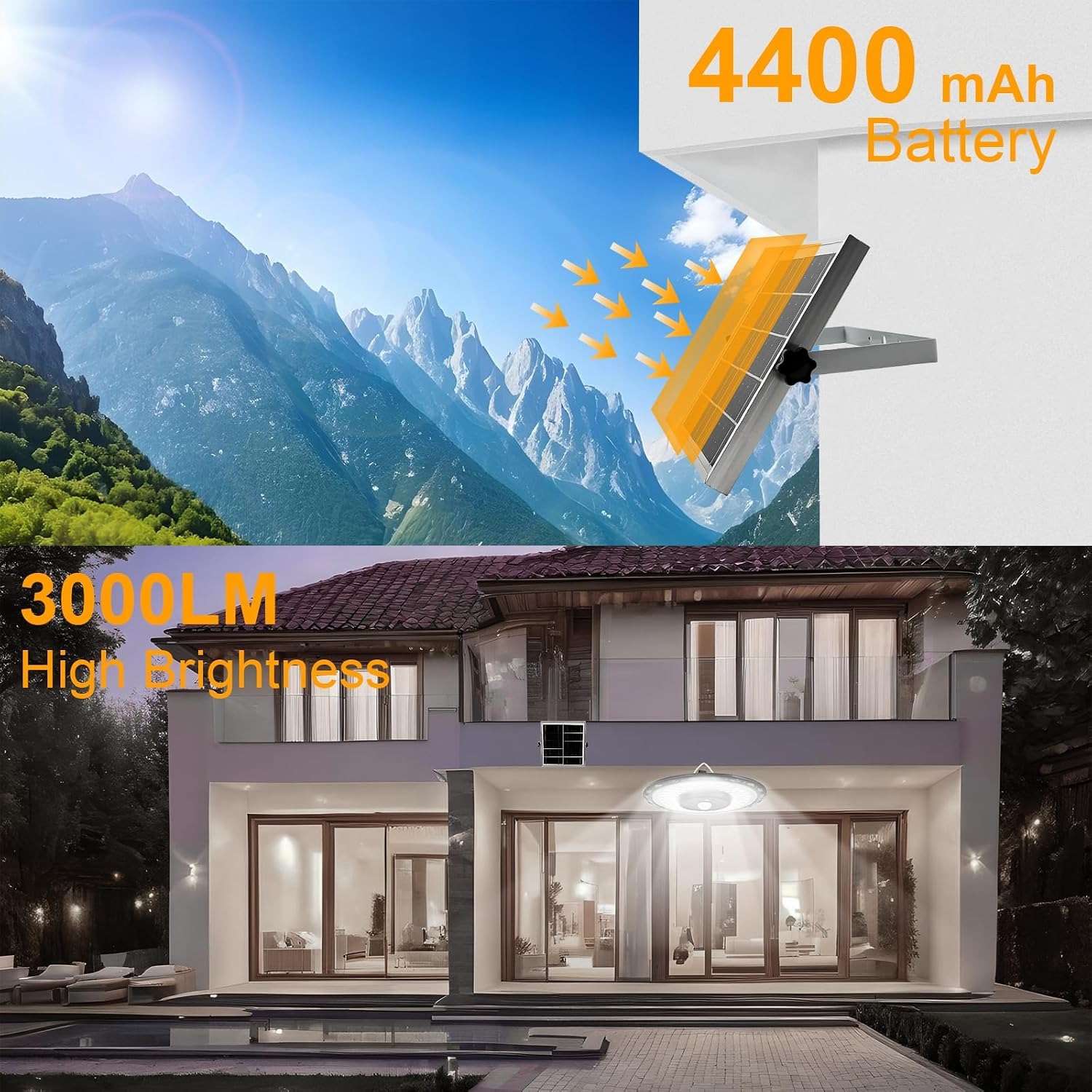 CREATESTAR Solar Shed Pendant Light: image 5