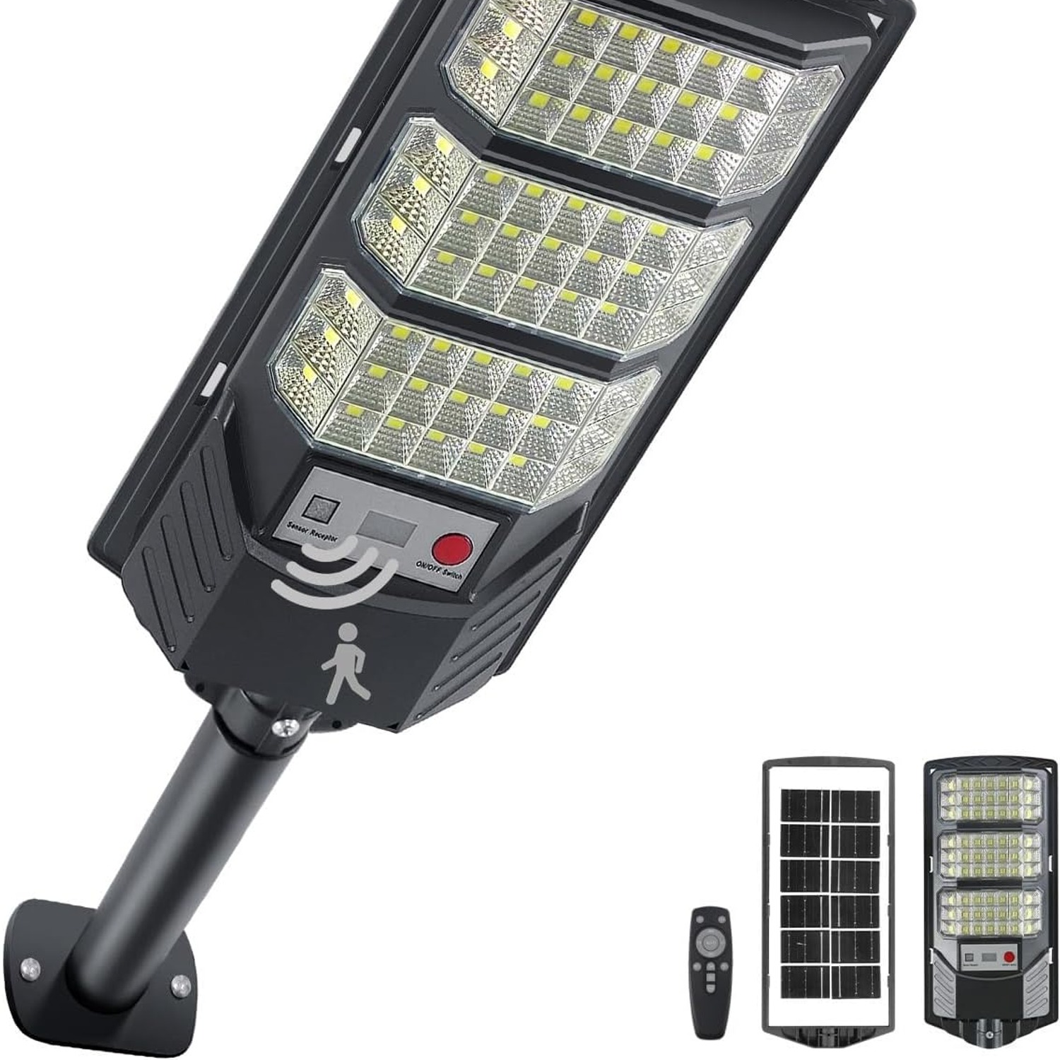 YACAISI Two-Pack Solar Street Light Set: image 8