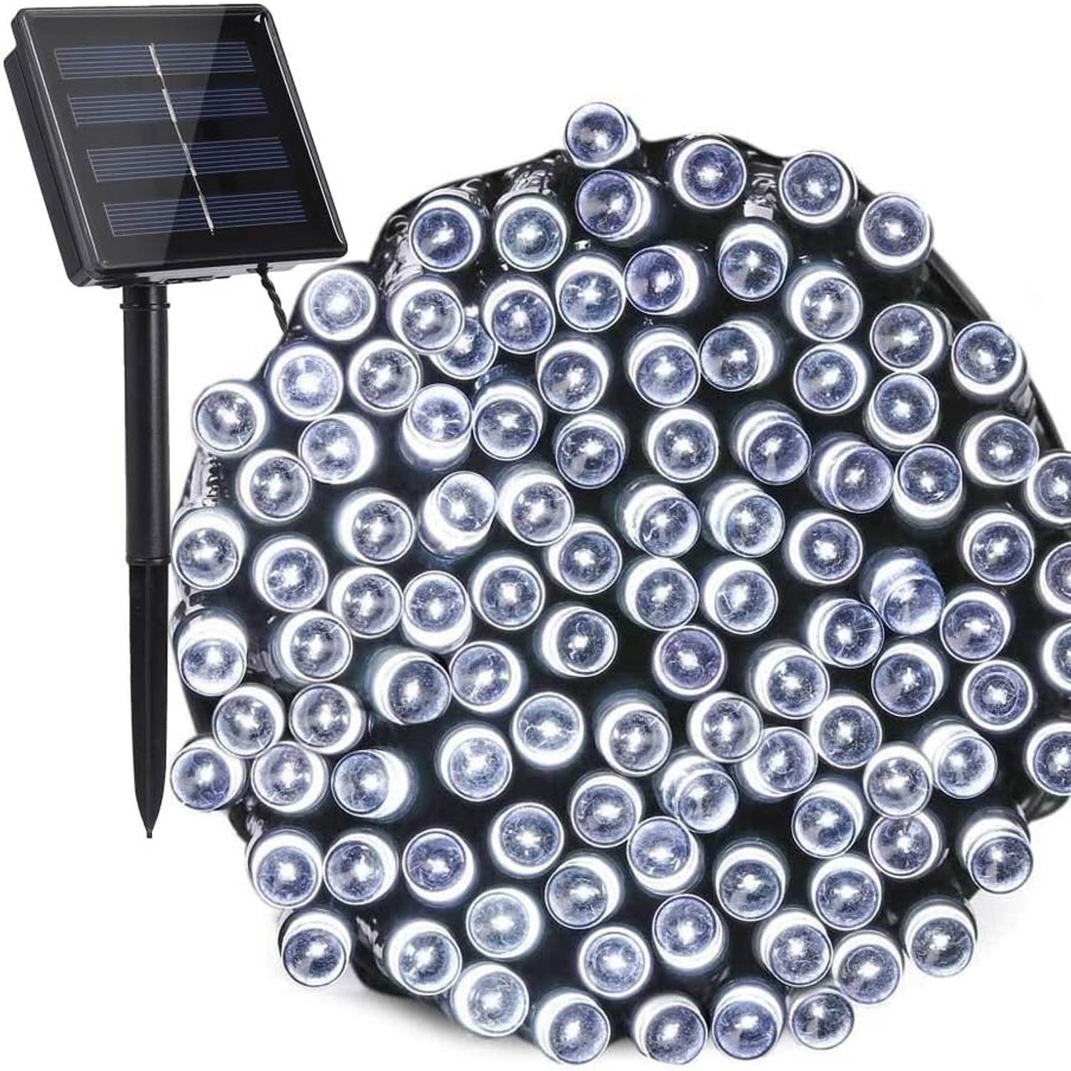 Toodour 200 LED Warm White Solar Fairy String Lights