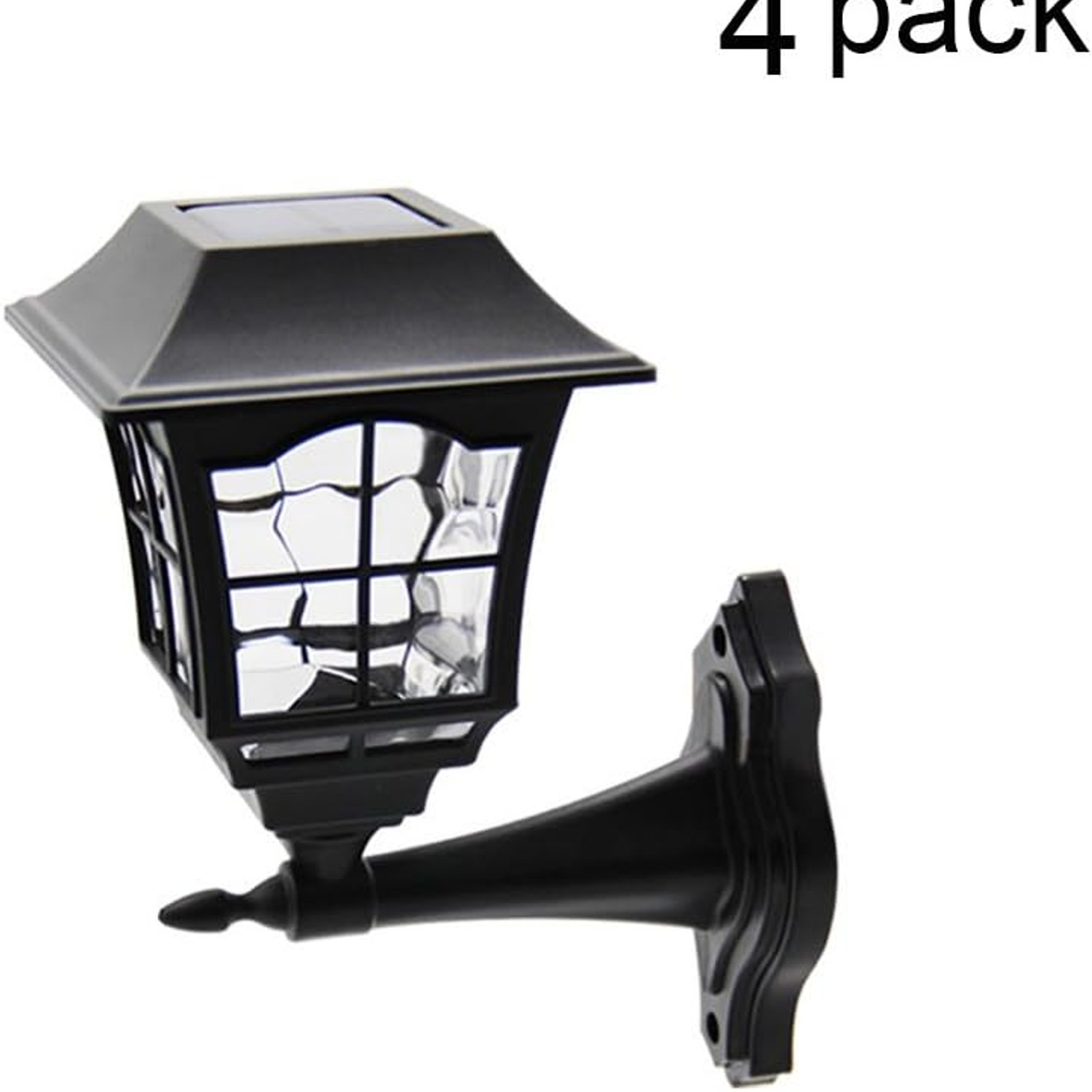 MAGGIFT Solar Wall Lantern 4 Pack